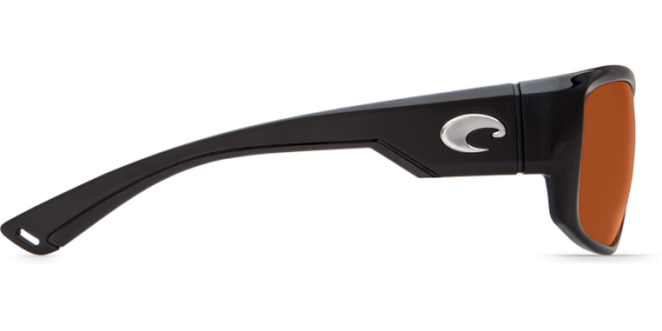 Costa Del Mar Luke Sunglasses For Sale Online Shop Polarized Fishing Sunglasses Sun Protection Costa Del Mar Luke Polarized Sunglasses Shiny Black Copper Glass Side